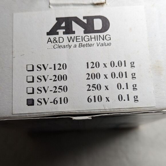 New in Box A&D SV Series Scale - Model SV-610 - Picture 9 of 10